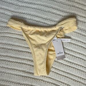 BNWT Hollister, Butter Yellow Bikini Bottom, Size XS